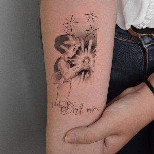 howl-ghibli-doodle-tattoo