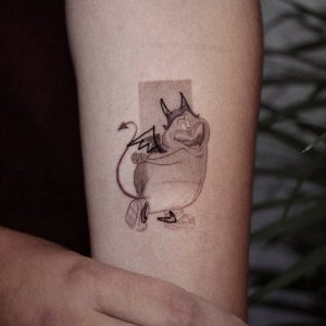 pain-disney-doodle-tattoo