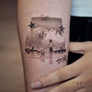 the-end-of-evangelion-anime-doodle-tattoo